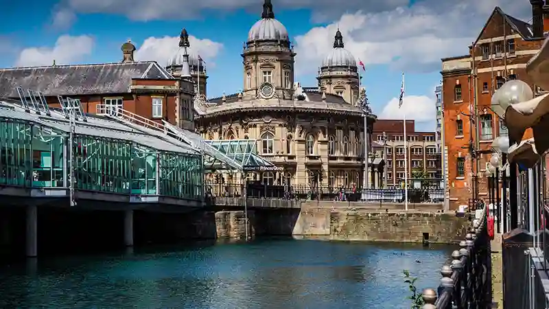 Een iconisch uitzicht op Hull