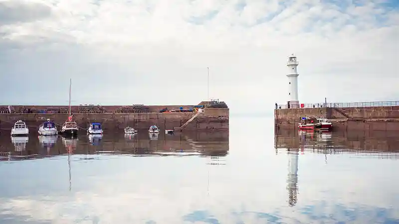 Een iconisch uitzicht op Newhaven