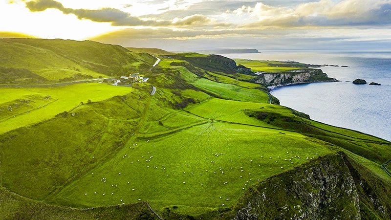 An iconic view of Northern Ireland