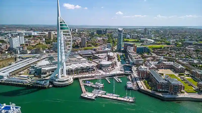 An iconic view of Portsmouth