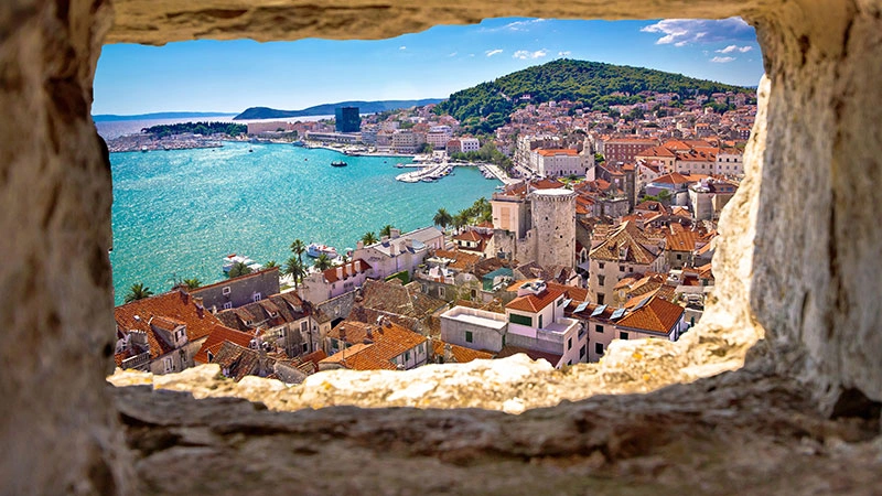 Une vue emblématique de la Croatie