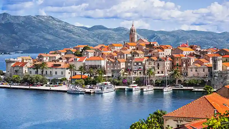 Una vista icónica deKorcula
