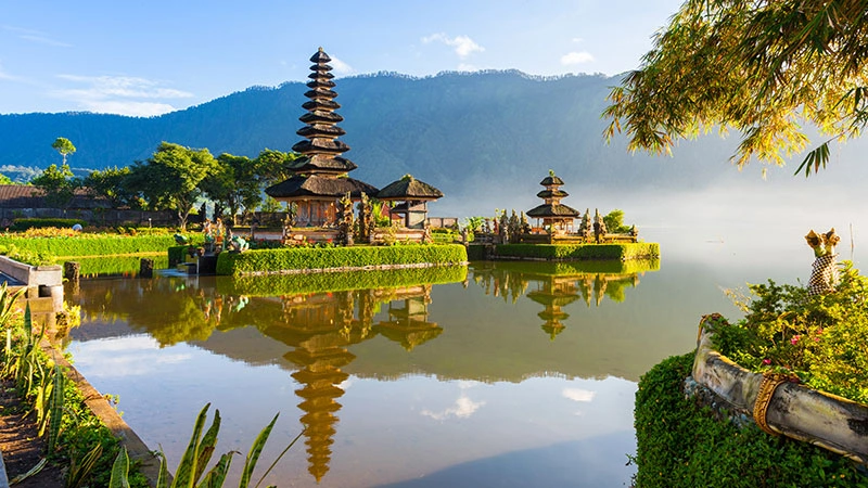 Una vista iconica della Indonesia