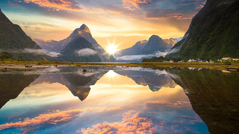 Una vista iconica della Nuova Zelanda