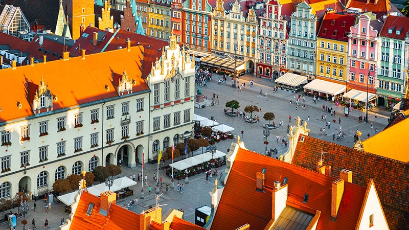 Una vista icónica de Polonia