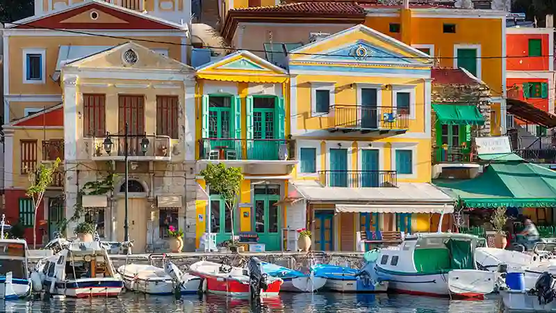 Une vue emblématique de Symi