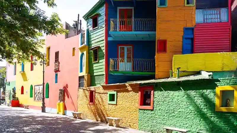 Een iconisch uitzicht van Buenos Aires