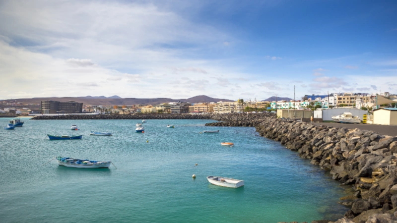 Vista icónica de Puerto del Rosario