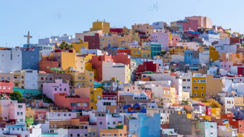 Una vista iconica di Las Palmas