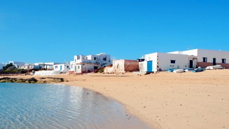 An iconic view of La Graciosa (Caleta del Sebo)