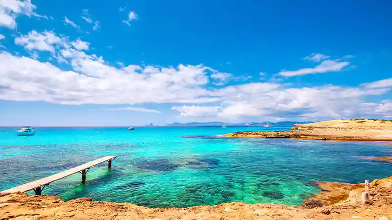 Une vue emblématique de Formentera
