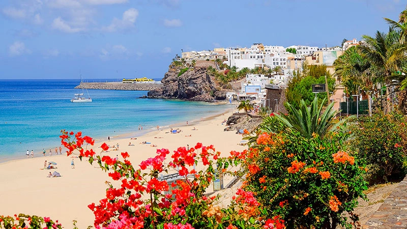 Una vista icónica de Fuerteventura