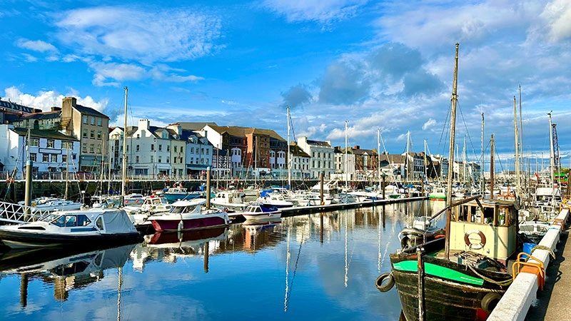Vue emblématique de Île de Man