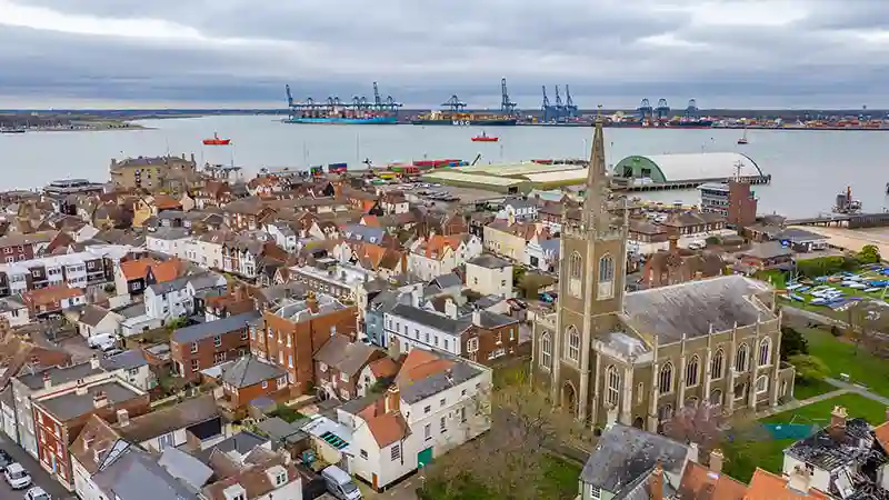 Ein ikonischer Blick von Harwich