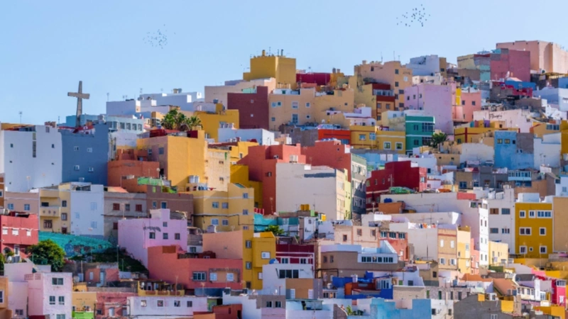 Una vista iconica di Las Palmas