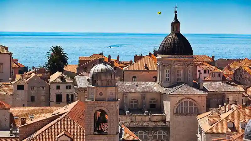 Una vista icónica de dubrovnik