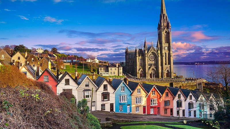 Een iconisch uitzicht op Ierland