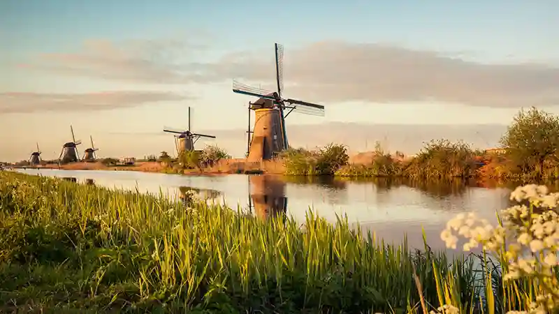 Una vista icónica de Hoek van Holland