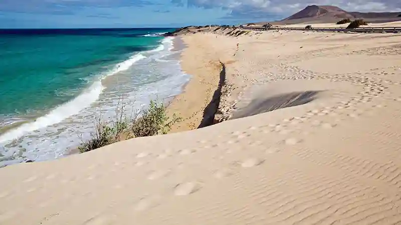 Une vue emblématique de Corralejo