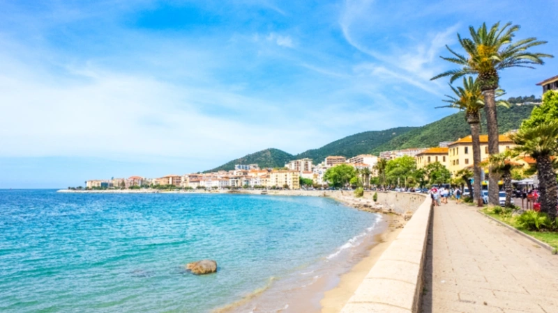 Una vista iconica di Ajaccio