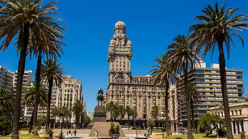 An iconic view of Montevideo